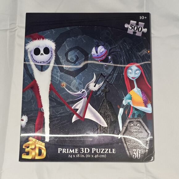Disney New Tim Burton's The Nightmare Before Christmas Prime 3D Puzzle - Picture 3 of 5